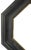 An anitique Dutch ripple ebonized molding frame with a gilt edge inner edge. The frame would be suitable for an old master...