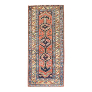 Antique Zabihi Collection Persian Heriz Runner - 2'11" x 6'6" For Sale