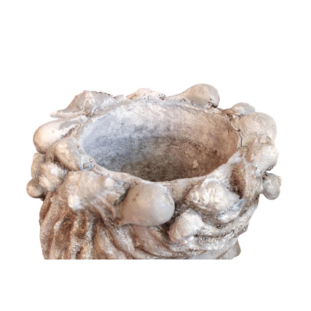 2020s Figural Female Head Bust Planter 22" For Sale - Image 5 of 5