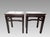 Chinoiserie Antique Rosewood Chinese 'Mahjong' Stools / End Tables With White Grey Dali Lake Marble Tops - Set of 4 / Pair For Sale - Image 3 of 12