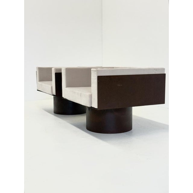 Mid-Century Modern Italian Sculptural Metal Lounge Chair, 1970s For Sale - Image 3 of 14