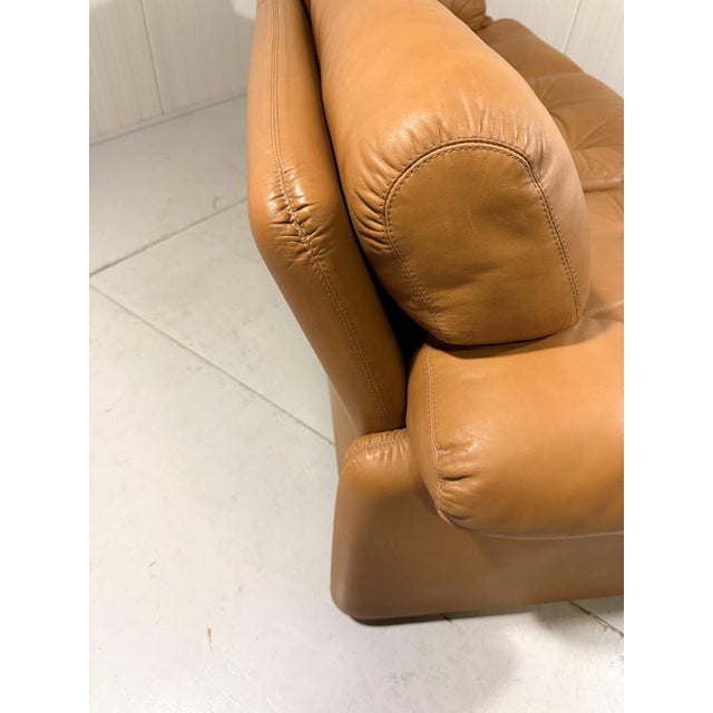 Leather Coronado Sofa by Tobia & Afra Scarpa for B&B, Italy, 1970s For Sale - Image 10 of 18