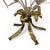 1950s Lacquered Metal Floor Lamps with White and Gold Magnolias by Hans Kögl, 1950s For Sale - Image 5 of 8
