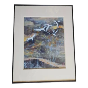 Vtg. Crain Asian Art, Framed/Print