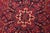 1960s Vintage Persian Handmade Wool Cotton Red Area Rug For Sale - Image 9 of 11