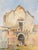 Brown 19th Century American Southwestern Watercolor Painting of San Diego California Mission For Sale - Image 8 of 14