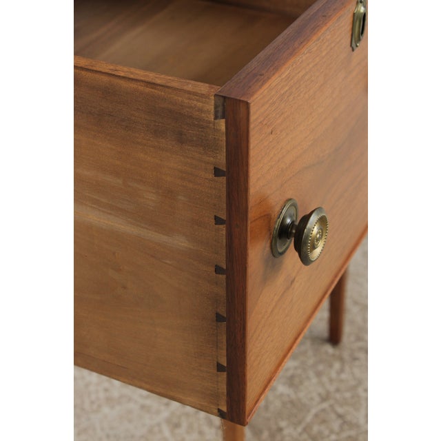 Wood Bench Made Walnut 3 Drawer Huntboard Sideboard For Sale - Image 7 of 14