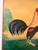 Late 20th Century Signed Paul Kitchin Rooster Folk Art Painting on Board For Sale In Atlanta - Image 6 of 6