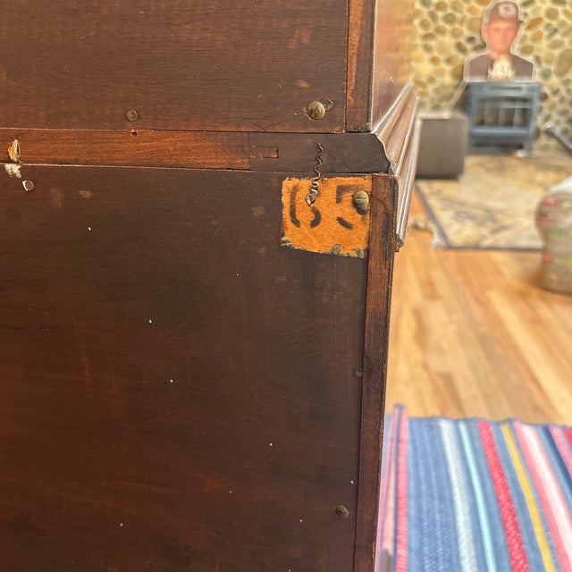 Henredon 1940s/50s Mahogany 8 Drawer Chest on Chest For Sale In Monterey, CA - Image 6 of 10