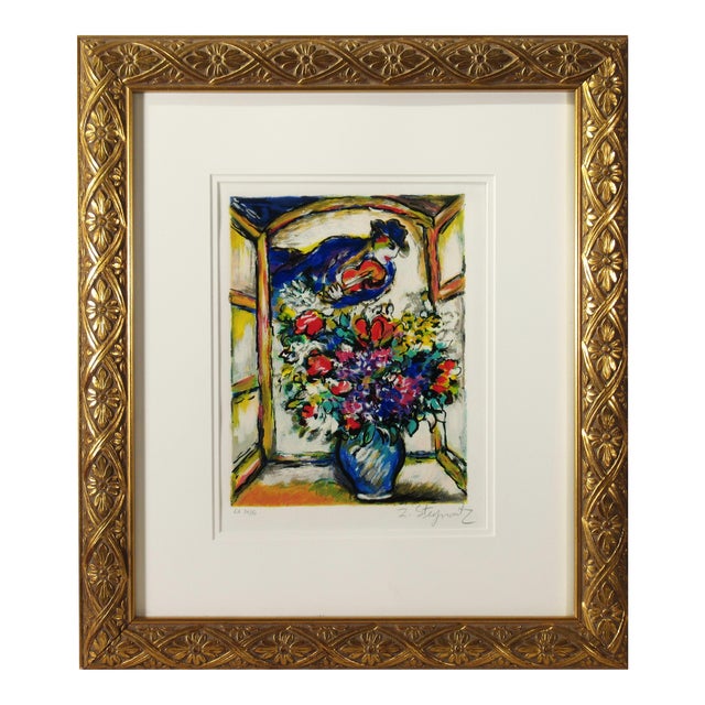 Zamy Steynovitz, Flowers Before Window, 1998 For Sale