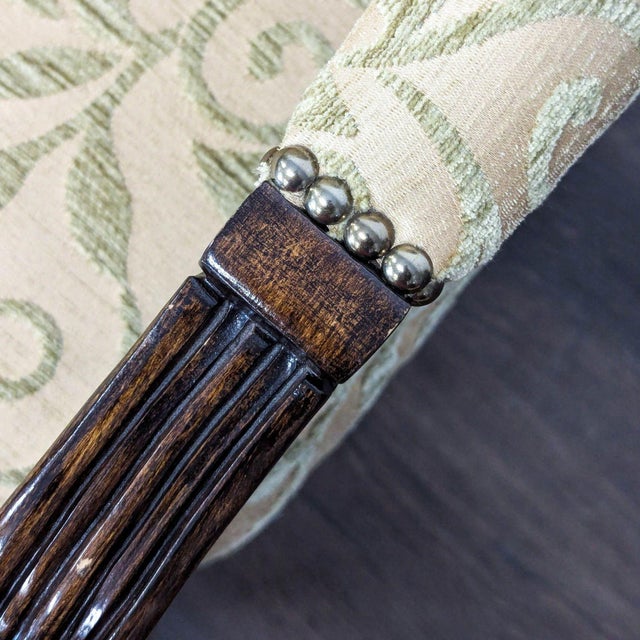 Louis XV Style Upholstered Bergère Lounge Chair For Sale - Image 14 of 15