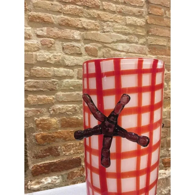 Contemporary Edie 60 Red Vase by Purho For Sale - Image 3 of 7
