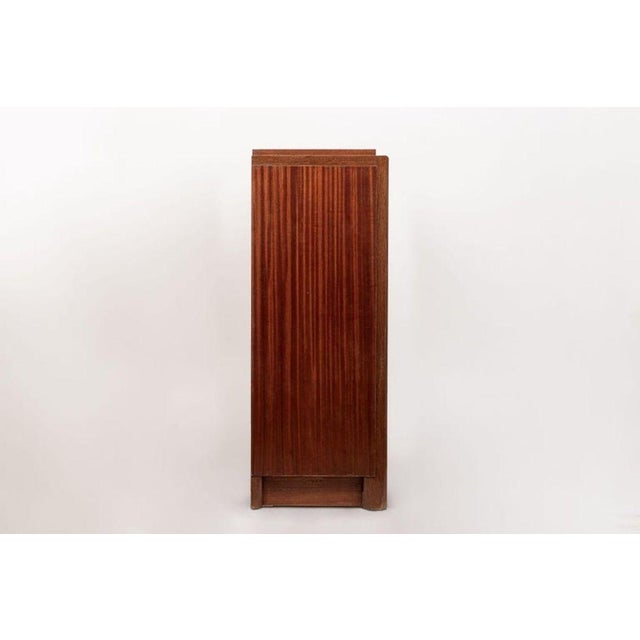 Antique French Art Deco Mahogany Sideboard Cabinet by Andre Sornay For Sale - Image 11 of 11
