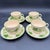 This listing is for 4 sets of cups and saucers (8 total pieces) Manufactured from 1948-1983 in California.