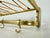 Metal Mid-Century Modern Aluminium and Brass Coat and Hat Rack, 1960s For Sale - Image 7 of 9