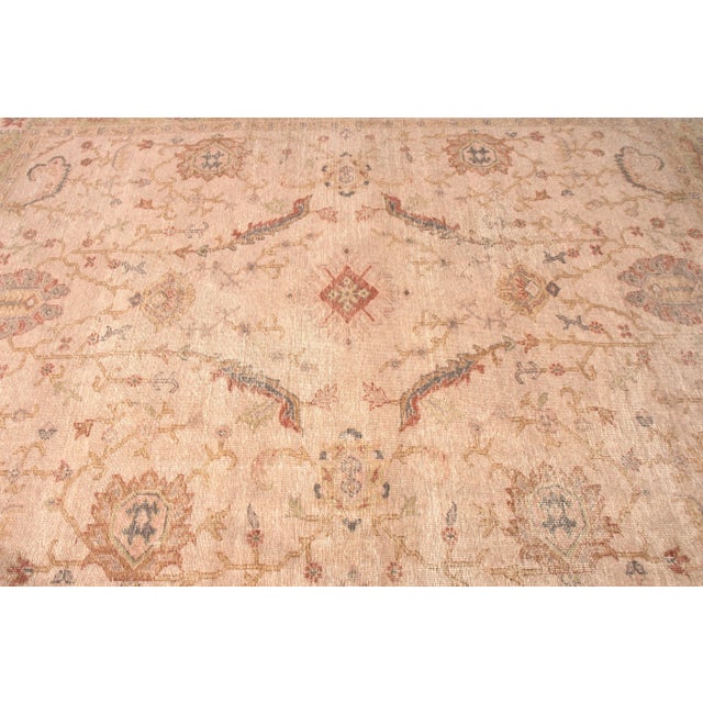 Not Yet Made - Made To Order Rug & Kilim’s Oversized Traditional Floral Scroll Rug in Rose Gold, 12x18 For Sale - Image 5 of 7