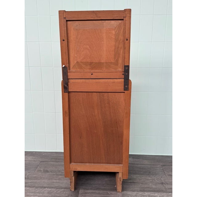 Tall Antique Wooden Nightstand, 1930s For Sale - Image 13 of 14