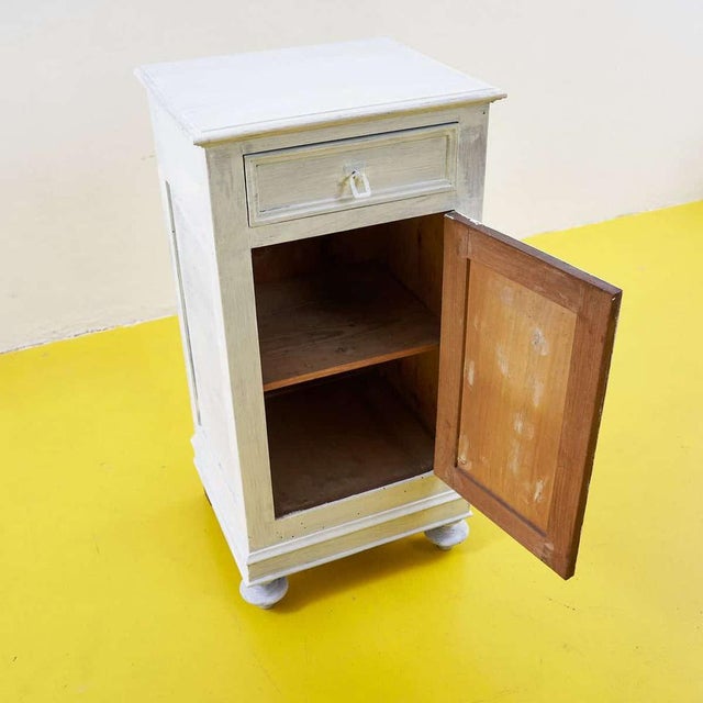 Vintage Nightstand in Wood For Sale - Image 3 of 8