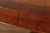 Wood Late 20th Century Italian Made Empire Style Round Burlwood Pedestal Center Table For Sale - Image 7 of 18