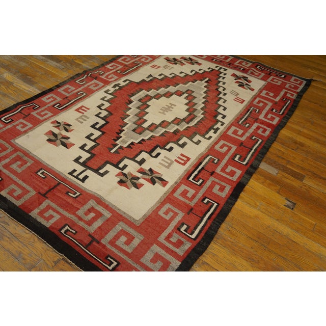 Early 20th Century Navajo Rug from the Ganado Trading Post ( 5' x 7'5" - 152 x 226 ) Antique Navajo Ganado Rug, circa 1935...