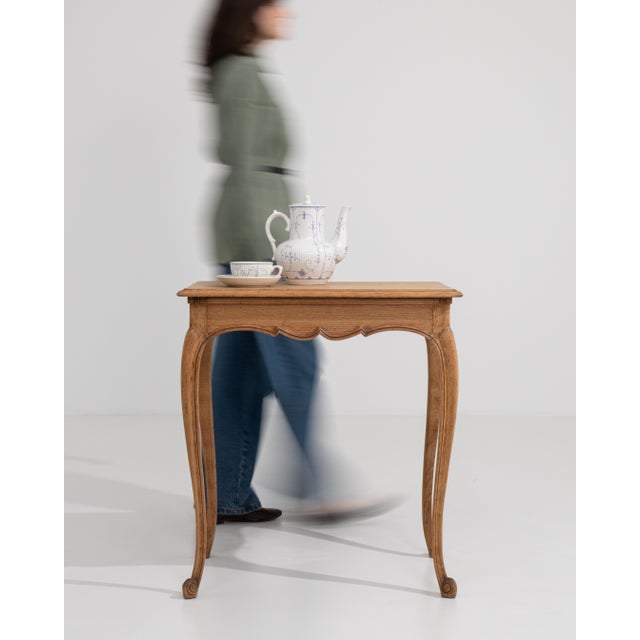 Louis XV Oak Side Table, France, Early 20th Century For Sale - Image 11 of 14
