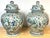 Pair Monumental Chinese Famille Verte Buddhist Ginger Jars, Late Qing Dynasty For Sale - Image 14 of 18