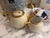 Stunning Art Deco teapot and creamer set in exceptional condition—no cracks, no chips, no crazing. These two pieces are a...