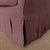 Parisian Chair Slip Covered in Belgian Linen- Dark Rust For Sale In Los Angeles - Image 6 of 10