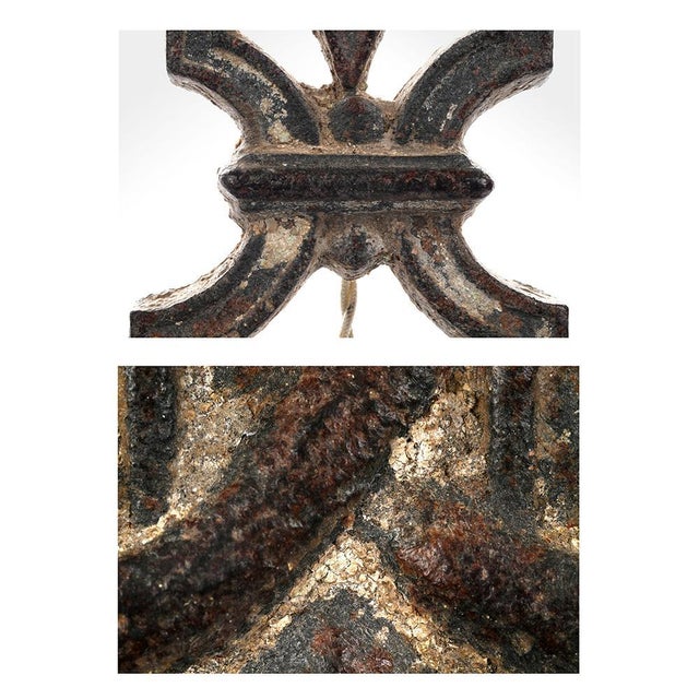 Cast Iron Balustrade Lamp For Sale - Image 3 of 4