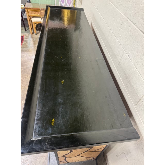Vintage Boho Faux Stone Bar For Sale - Image 10 of 10