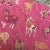 Tyler Hall Horses Light Burgundy Fabric For Sale - Image 4 of 4