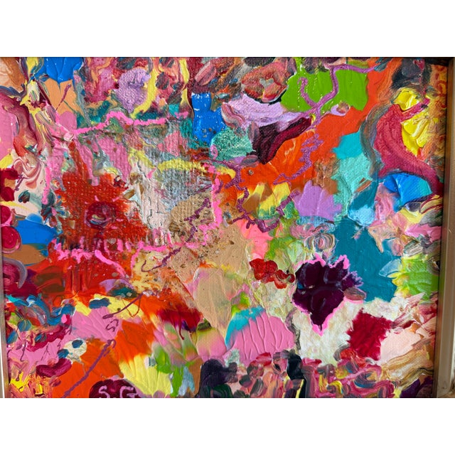 Serg Graff "Color Synapse" Abstract Painting Acrylic on Canvas Framed Art, Coa For Sale - Image 9 of 9