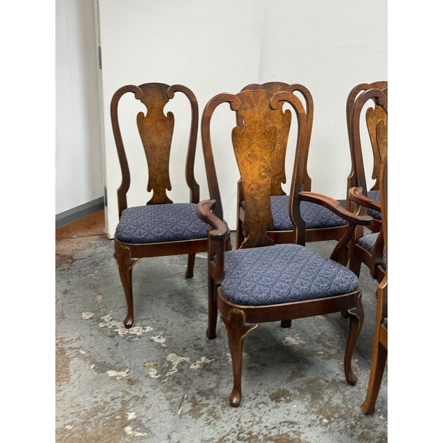Henredon Vintage Folio Queen Anne Dining Chairs, Set of Six For Sale In San Francisco - Image 6 of 13