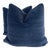 Schumacher "Regal Mohair" in Navy 22" Pillows-A Pair For Sale