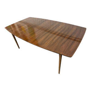 Mid-Century Modern Walnut Dining Table