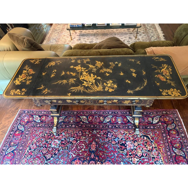 I love this piece so much and I already fear how much I am going to miss it when it sells. The gilding and japanning on...