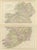 Cartographic Views of Irelands North and South Regions, 1882, Set of 2 For Sale - Image 4 of 6