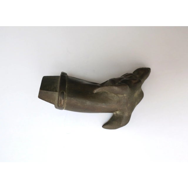Bronze Bronze Dog Animal Sculpture Art Deco Period For Sale - Image 8 of 11