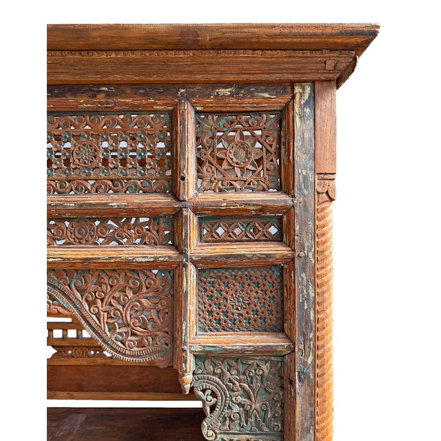 Antique Balinese Canopy Daybed For Sale - Image 9 of 11