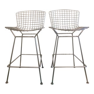 Harry Bertoia Knoll Counter Stools- A Pair For Sale