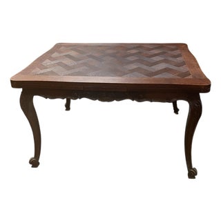 1950s French Dining Room Table With Extensions For Sale