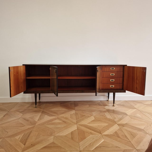 Mid-Century Modern Italian Mahogany Sideboard, 1960s For Sale - Image 10 of 18