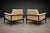 Tan Pair of Brazilian Modern Armchairs in Rosewood and Leather, Liceu De Artes E Ofícios, 1960s For Sale - Image 8 of 13