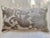 2020s Velvet Foliage Appliquéd Linen and Silk Decorative Lumbar Pillow Cover For Sale - Image 5 of 8