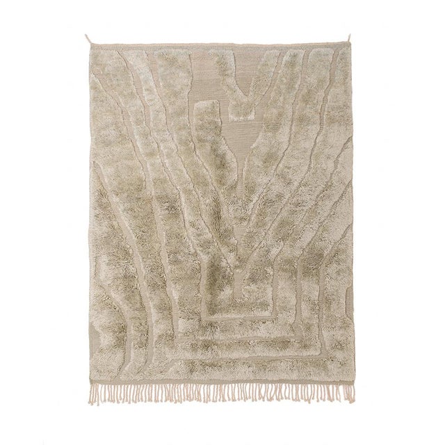 Hand-Knotted Wool Premium Rug by Azele Studio For Sale - Image 9 of 9