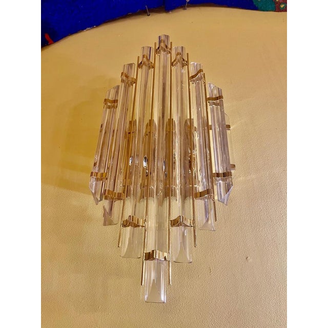 1980s Murano Glass Wall Light from Venini, Italy, 1980s For Sale - Image 5 of 7