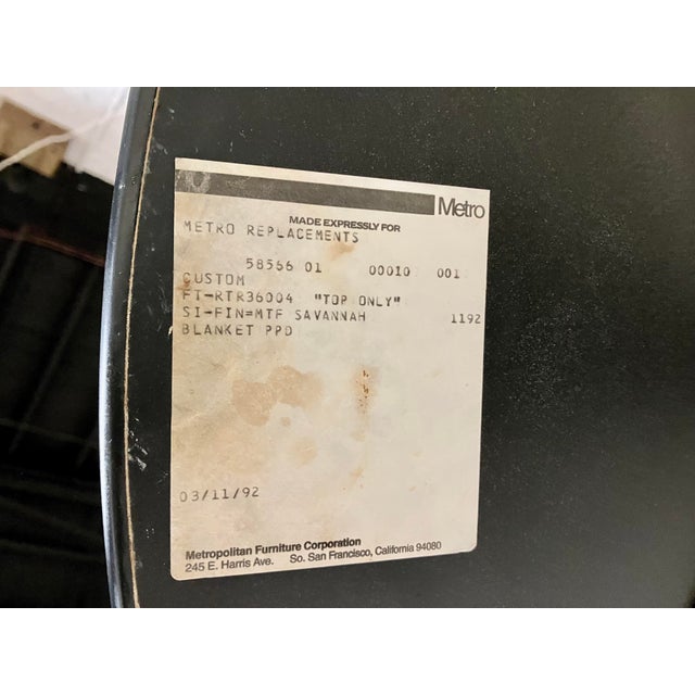 1990s 1990s Metropolitan “Rubber” Table and Chairs Set by Brian Kane - Set of 5 For Sale - Image 5 of 5