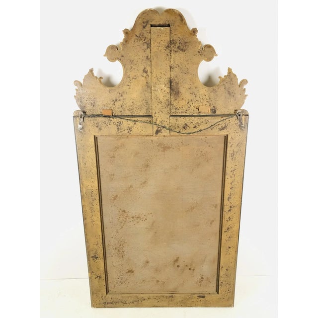 20th Century Antique Chinoiserie Gilt Wood Statement Mirror For Sale - Image 9 of 12