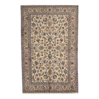 Antique Persian Mashad Rug 6'4" X 9'9" For Sale