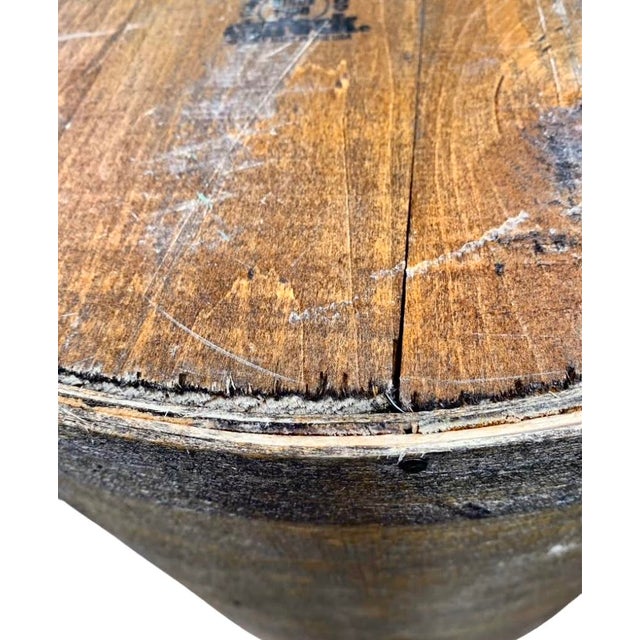 Wood Vintage Steambent Wood Cheese Storage Box For Sale - Image 7 of 11